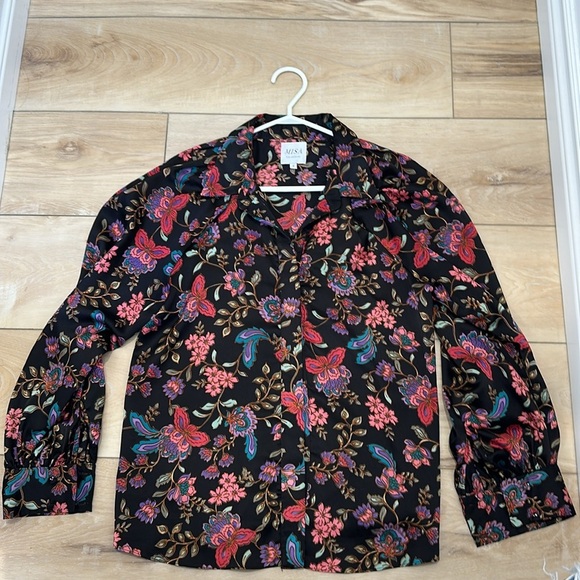MISA LOS ANGELES FLORAL Button Up Blouse - Picture 1 of 10